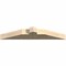 Ekena Millwork Portland Rough Sawn Timber Gable Bracket, Douglas Fir, 36"W x 6"H x 4"D x 4"F, 4/12 Pitch GBW036X06X0404POR00RDF - alternate 2
